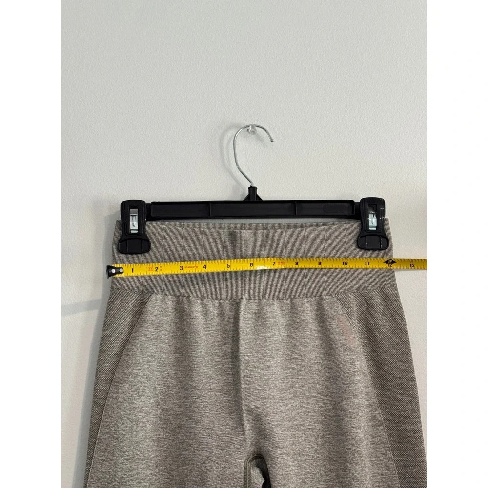 Gymshark Flex High Rise Leggings Womens Small Grey Marl‎ Seamless Contouring